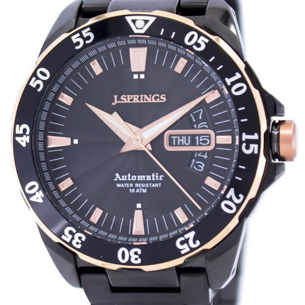J.Springs af Seiko automatiske sort urskive 100M BEB065 Herreur