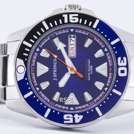 J.Springs af Seiko Sports automatisk blå urskive 100M BEB080 Herreur