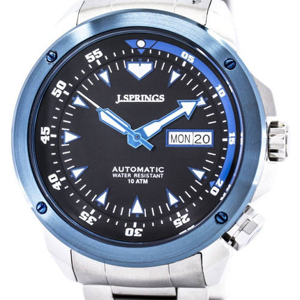 J.Springs af Seiko Sports automatisk blå urskive 100M BEB085 Herreur
