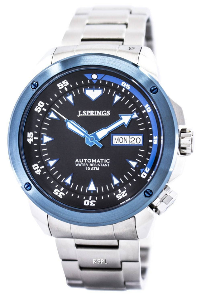 J.Springs af Seiko Sports automatisk blå urskive 100M BEB085 Herreur
