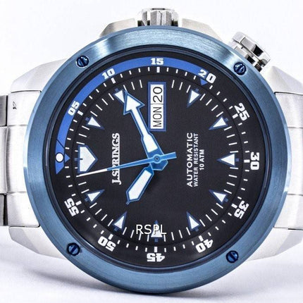 J.Springs af Seiko Sports automatisk blå urskive 100M BEB085 Herreur
