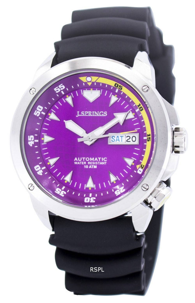 J.Springs af Seiko Sports automatisk lilla Dial 100M BEB087 Herreur