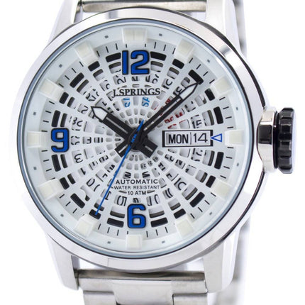 J.Springs af Seiko Tokyo stil automatisk hvid skive 100M BEB094 Herreur