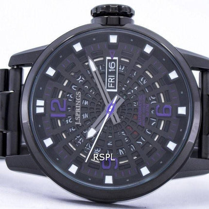 J.Springs af Seiko Tokyo stil automatisk sort urskive 100M BEB095 Herreur