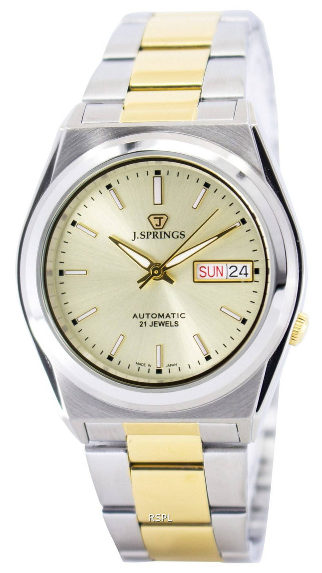 J.Springs af Seiko automatiske 21 juveler Japan gjort BEB503 Herreur