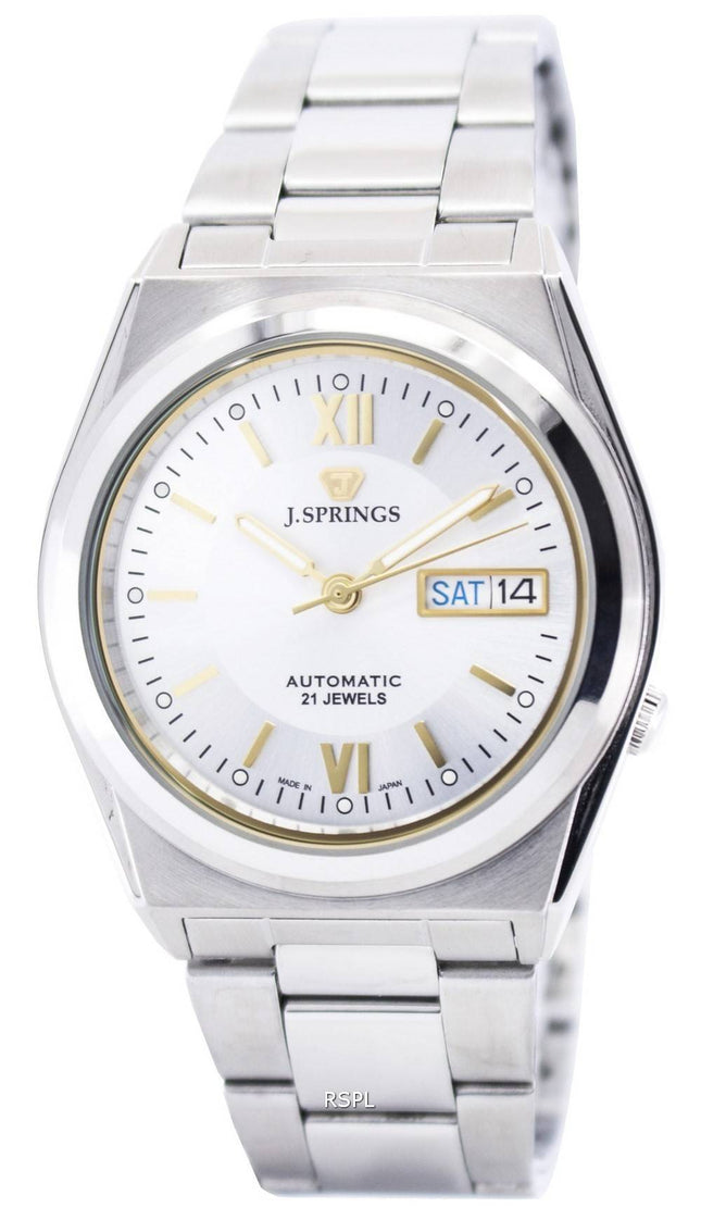 J.Springs af Seiko automatiske 21 juveler Japan gjort BEB508 Herreur