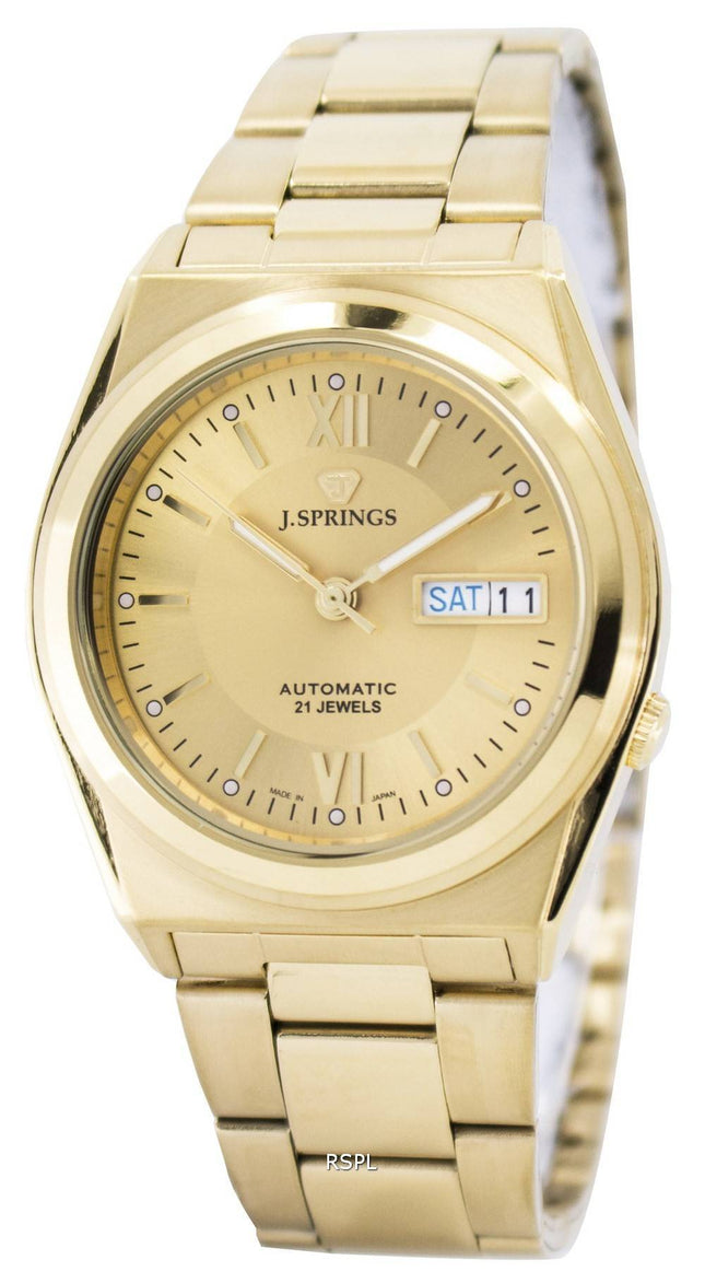 J.Springs af Seiko automatiske 21 juveler Japan gjort BEB509 Herreur
