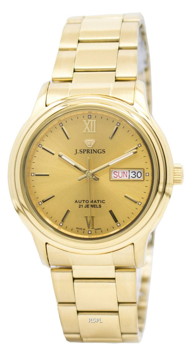 J.Springs af Seiko automatiske 21 juveler Japan gjort BEB530 Herreur
