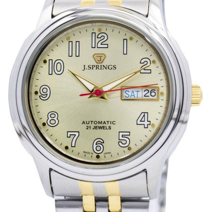 J.Springs af Seiko automatiske 21 juveler Japan gjort BEB535 Herreur