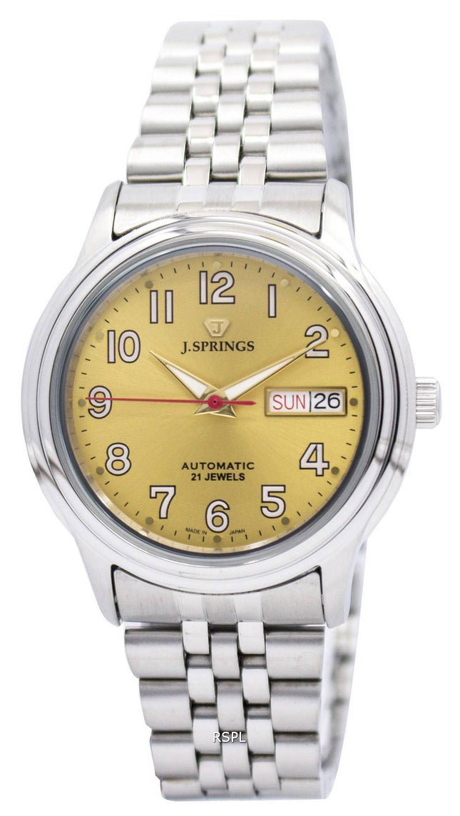 J.Springs af Seiko automatiske 21 juveler Japan gjort BEB536 Herreur