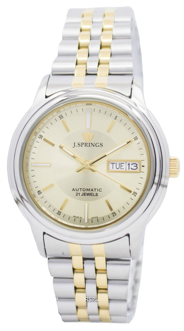 J.Springs af Seiko automatiske 21 juveler Japan gjort BEB540 Herreur