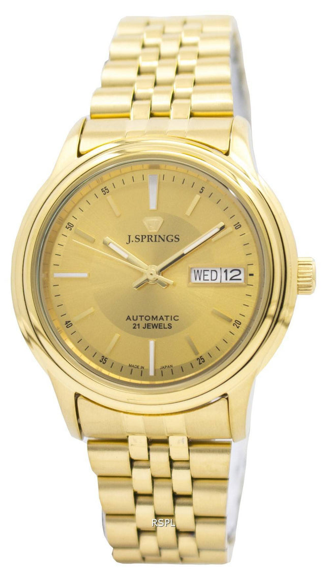 J.Springs af Seiko automatiske 21 juveler Japan gjort BEB541 Herreur