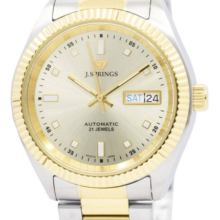 J.Springs af Seiko automatiske 21 juveler Japan gjort BEB547 Herreur