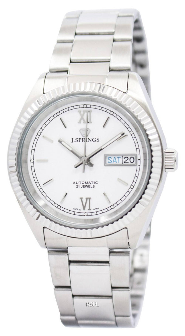 J.Springs af Seiko automatiske 21 juveler Japan gjort BEB550 Herreur