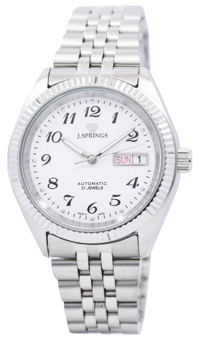 J.Springs af Seiko automatiske 21 juveler Japan gjort BEB555 Herreur