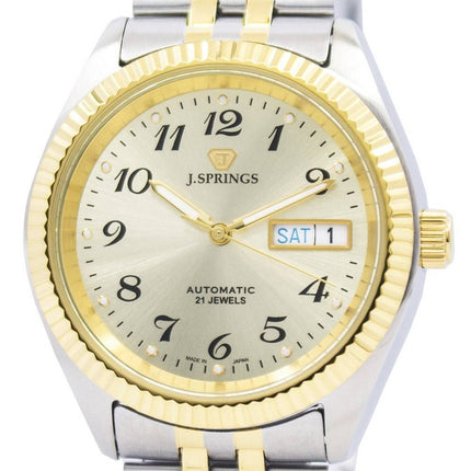 J.Springs af Seiko automatiske 21 juveler Japan gjort BEB556 Herreur