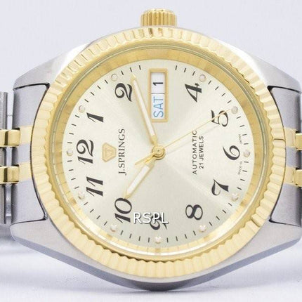 J.Springs af Seiko automatiske 21 juveler Japan gjort BEB556 Herreur