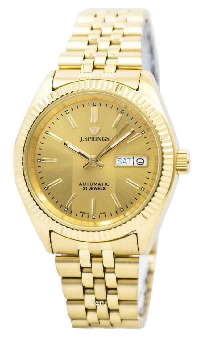 J.Springs af Seiko automatiske 21 juveler Japan gjort BEB562 Herreur