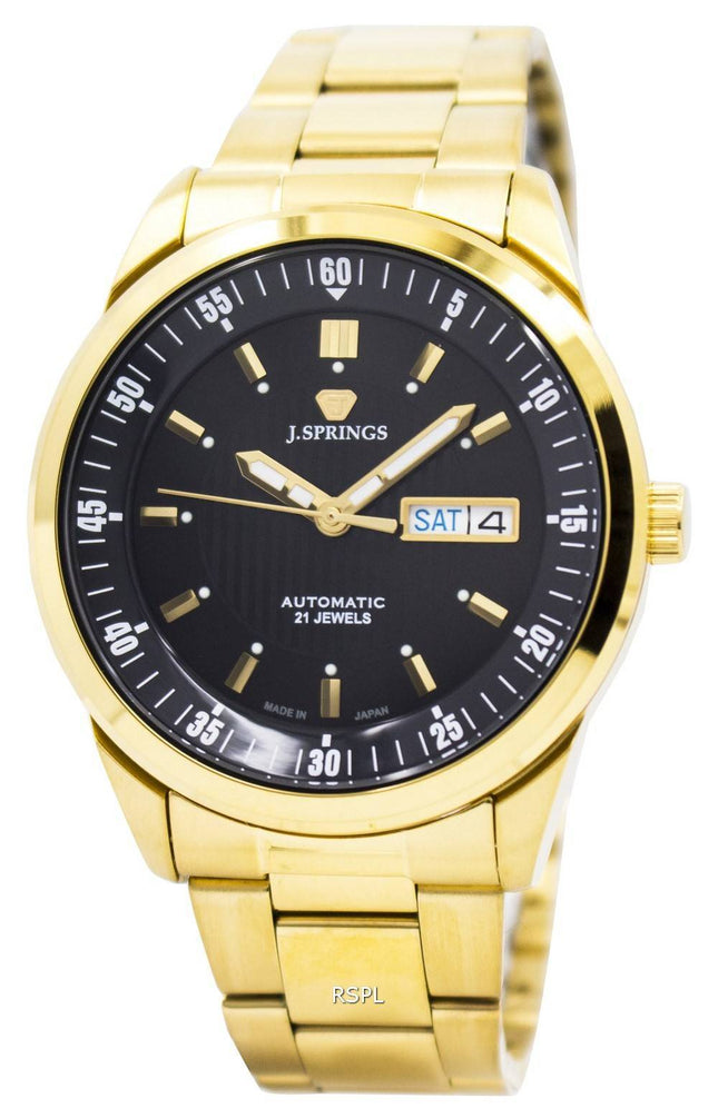 J.Springs af Seiko automatiske 21 juveler Japan gjort BEB584 Herreur