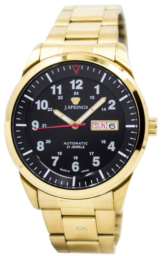 J.Springs af Seiko automatiske 21 juveler Japan gjort BEB591 Herreur