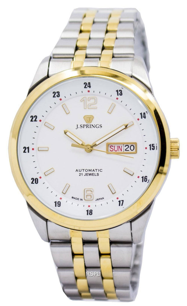 J.Springs af Seiko automatiske 21 juveler Japan gjort BEB599 Herreur