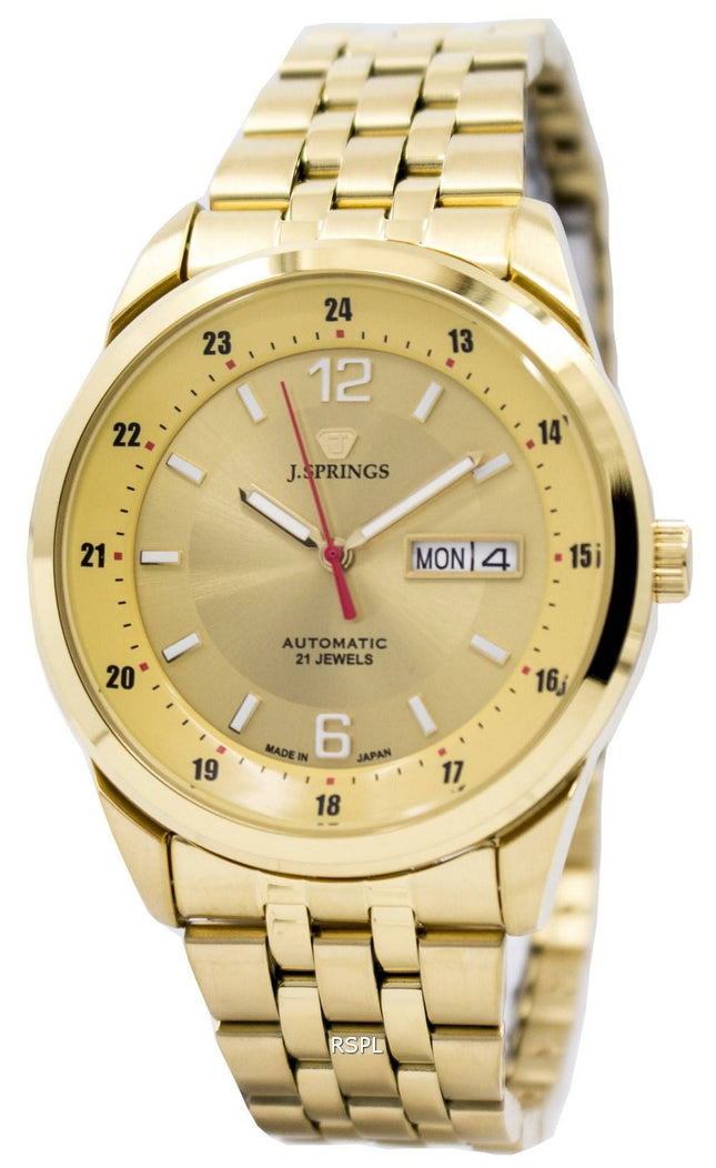 J.Springs af Seiko automatiske 21 juveler Japan gjort BEB600 Herreur