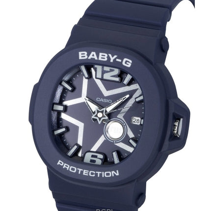 Casio Baby-G analog harpiks blå urskive kvarts BGA-10D-2A1 100M dameur