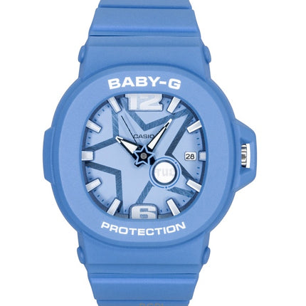 Casio Baby-G analog harpiks blå urskive kvarts BGA-10D-2A2 100M dameur