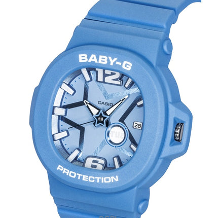 Casio Baby-G analog harpiks blå urskive kvarts BGA-10D-2A2 100M dameur