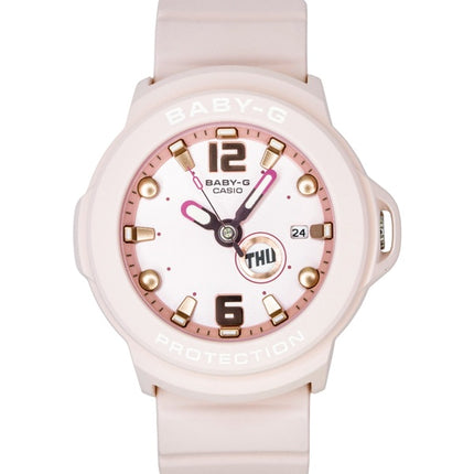 Casio Baby-G Plus analog harpiksrem pastel pink urskive kvarts BGA-15K-4A 100M dameur