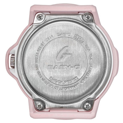 Casio Baby-G Plus analog harpiksrem pastel pink urskive kvarts BGA-15K-4A 100M dameur
