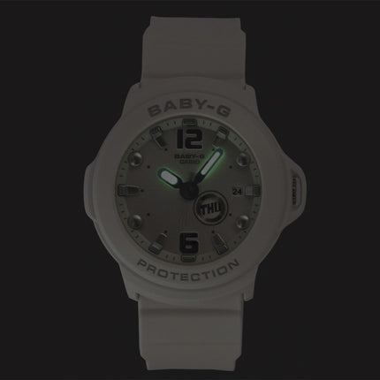 Casio Baby-G Plus analog harpiks kvarts BGA-15K-7A 100M dameur med konvertibel holder
