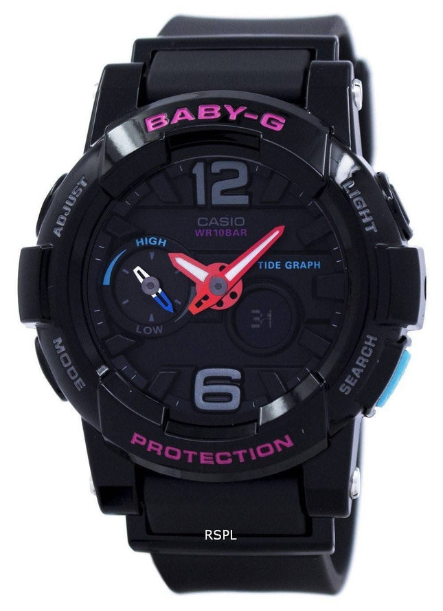 Casio Baby-G Shock resistente tidevandet graf Analog Digital BGA-180-1B kvinders ur