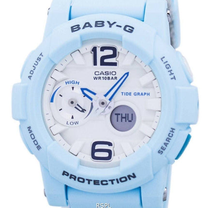 Casio Baby-G Shock resistente tidevandet graf Analog Digital BGA-180BE-2B kvinders ur