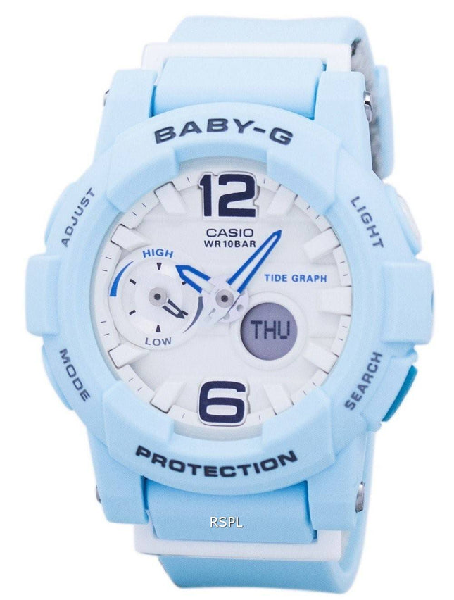 Casio Baby-G Shock resistente tidevandet graf Analog Digital BGA-180BE-2B kvinders ur