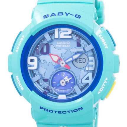 Casio Baby-G verden tid dobbelt Dial Analog Digital BGA-190-3B kvinders ur