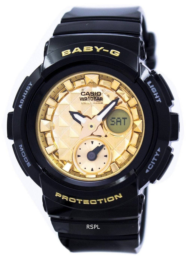 Casio Baby-G Shock resistente verden tid Analog Digital BGA-195M-1A kvinders ur