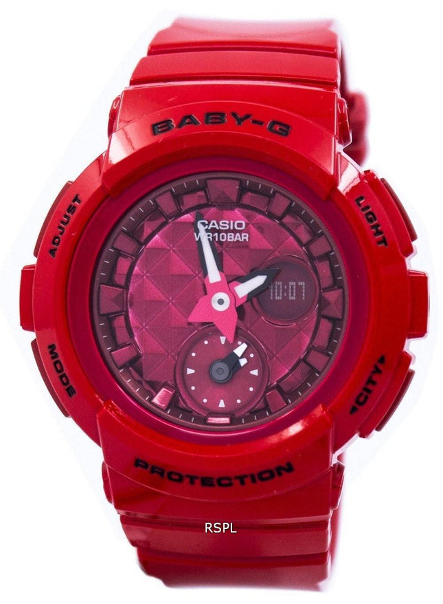 Casio Baby-G Shock resistente verden tid Analog Digital BGA-195M-4A kvinders ur