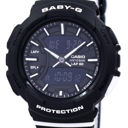 Casio Baby-G Shock resistente dobbelt tid Analog Digital BGA-240-1A1 kvinders ur