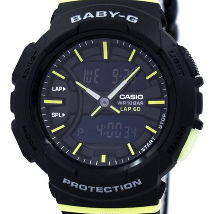 Casio Baby-G Shock resistente dobbelt tid Analog Digital BGA-240-1A2 kvinders ur