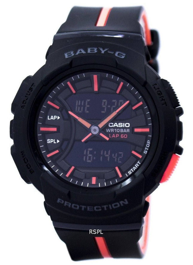 Casio Baby-G Shock resistente dobbelt tid Analog Digital BGA-240L-1A kvinders ur