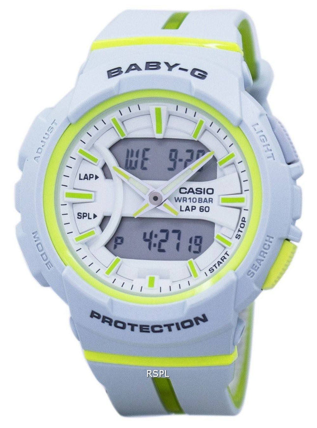 Casio Baby-G Shock resistente dobbelt tid Analog Digital BGA-240L-7A kvinders ur