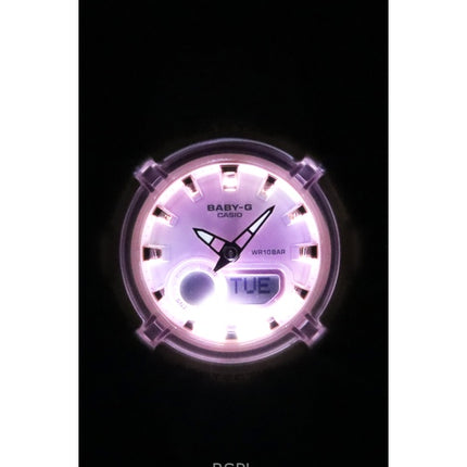 Casio Baby-G analog digital harpiksrem flerfarvet urskive kvarts BGA-280TD-7A 100M dameur