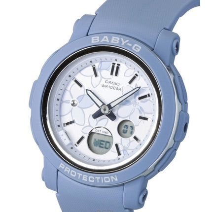 Casio Baby-G analog digital harpiksrem flerfarvet urskive kvarts BGA-290FL-2A 100M dameur
