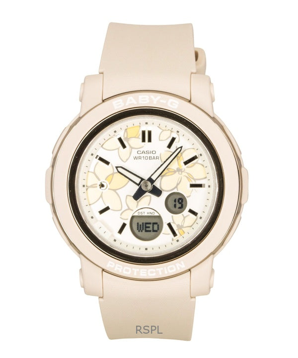 Casio Baby-G analog digital harpiksrem flerfarvet urskive kvarts BGA-290FL-4A 100M dameur