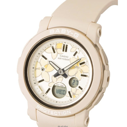 Casio Baby-G analog digital harpiksrem flerfarvet urskive kvarts BGA-290FL-4A 100M dameur