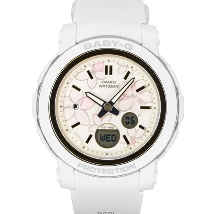 Casio Baby-G analog digital harpiksrem flerfarvet urskive kvarts BGA-290FL-7A 100M dameur