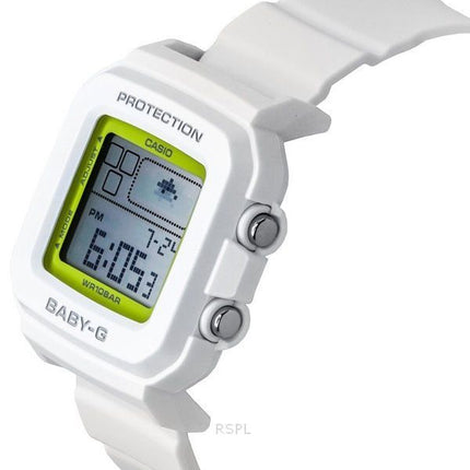 Casio Baby-G Plus Digital 30-års jubilæumsrem med hvid resin Quartz BGD-10K-7 100M dameur med speciel holder