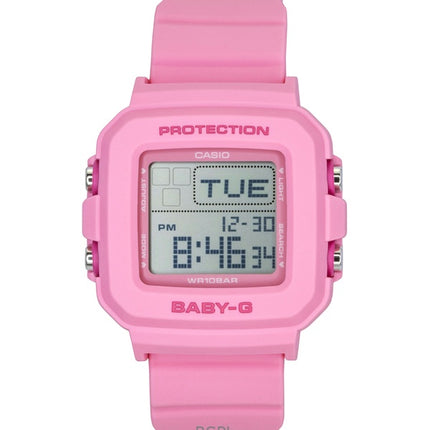 Casio Baby-G Digital Pink Resinrem Quartz BGD-10KH-4 100M Dameur