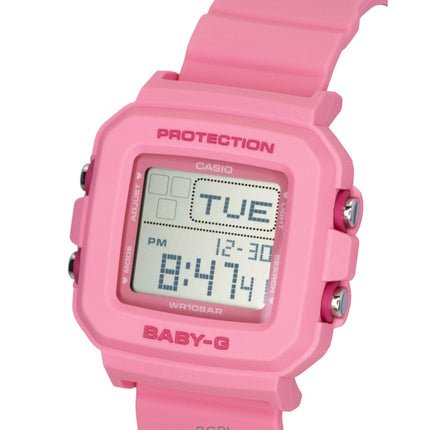 Casio Baby-G Digital Pink Resinrem Quartz BGD-10KH-4 100M Dameur